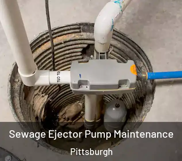  Sewage Ejector Pump Maintenance Pittsburgh